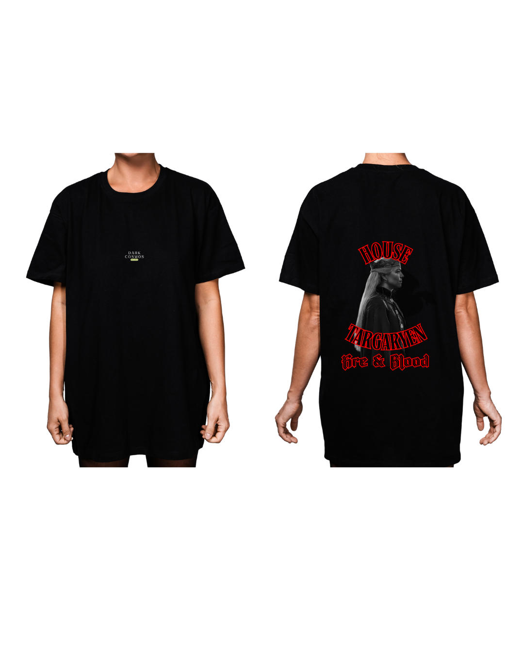 #2001 Playera Oversized House of The Dragon - Dark Cosmos MX