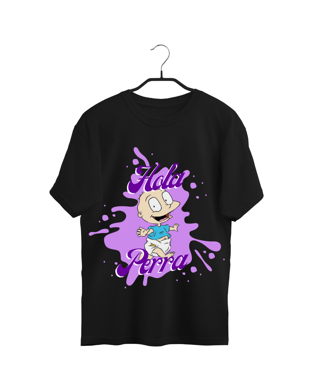#3008 Playera Oversized Rugrats - Dark Cosmos MX