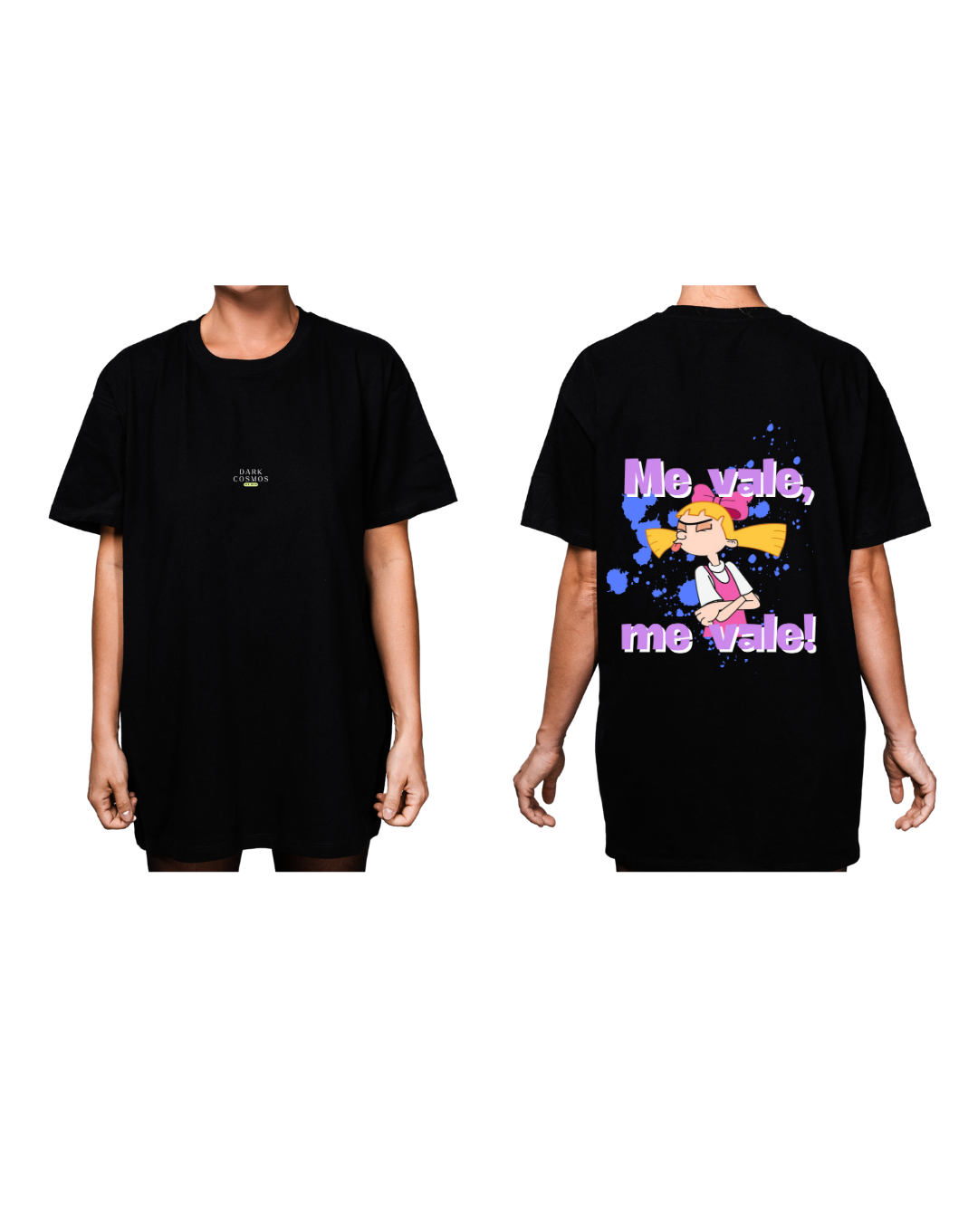 #3010 Playera Oversized Hey Arnold - Dark Cosmos MX