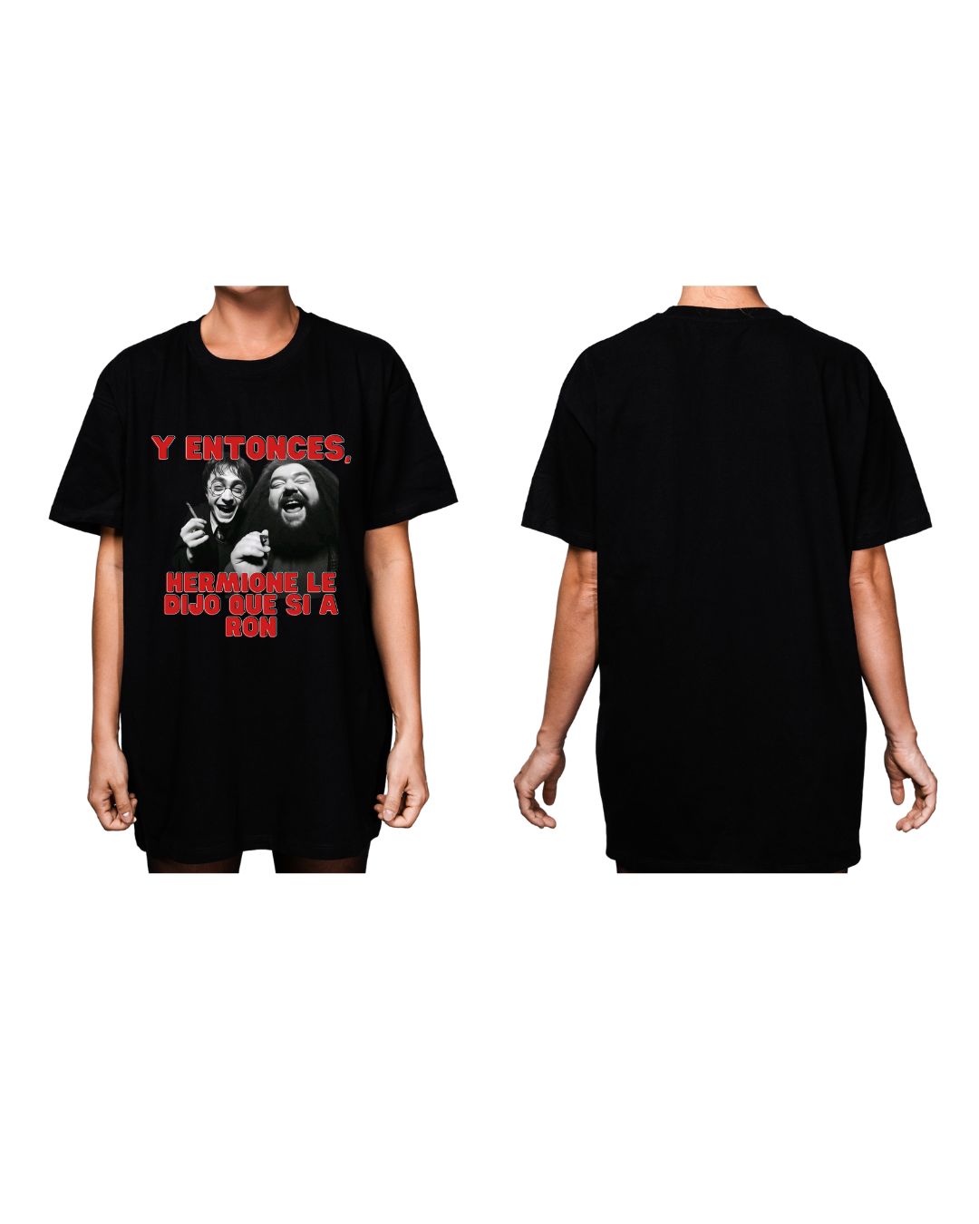 #4001 Playera Oversized Harry Potter - Dark Cosmos MX