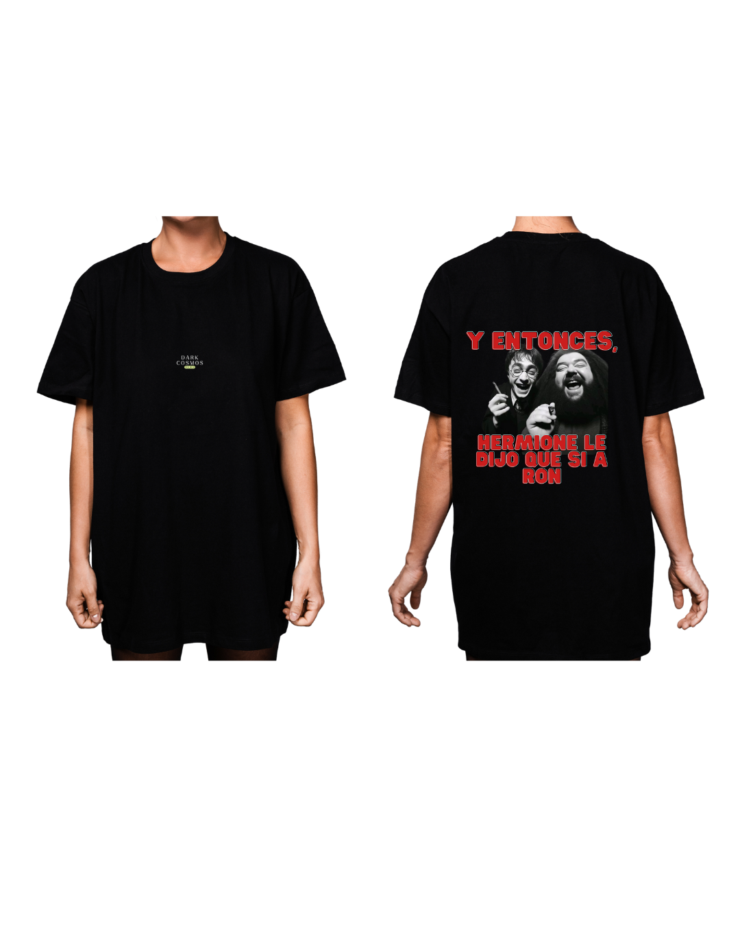 #4001 Playera Oversized Harry Potter - Dark Cosmos MX