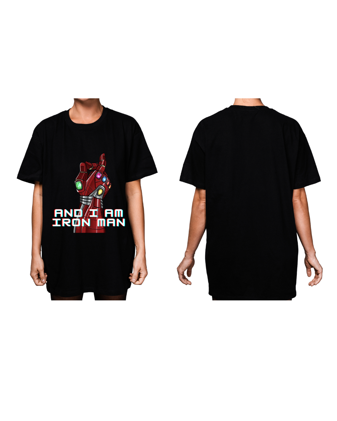 #4003 Playera Oversized Avengers - Dark Cosmos MX