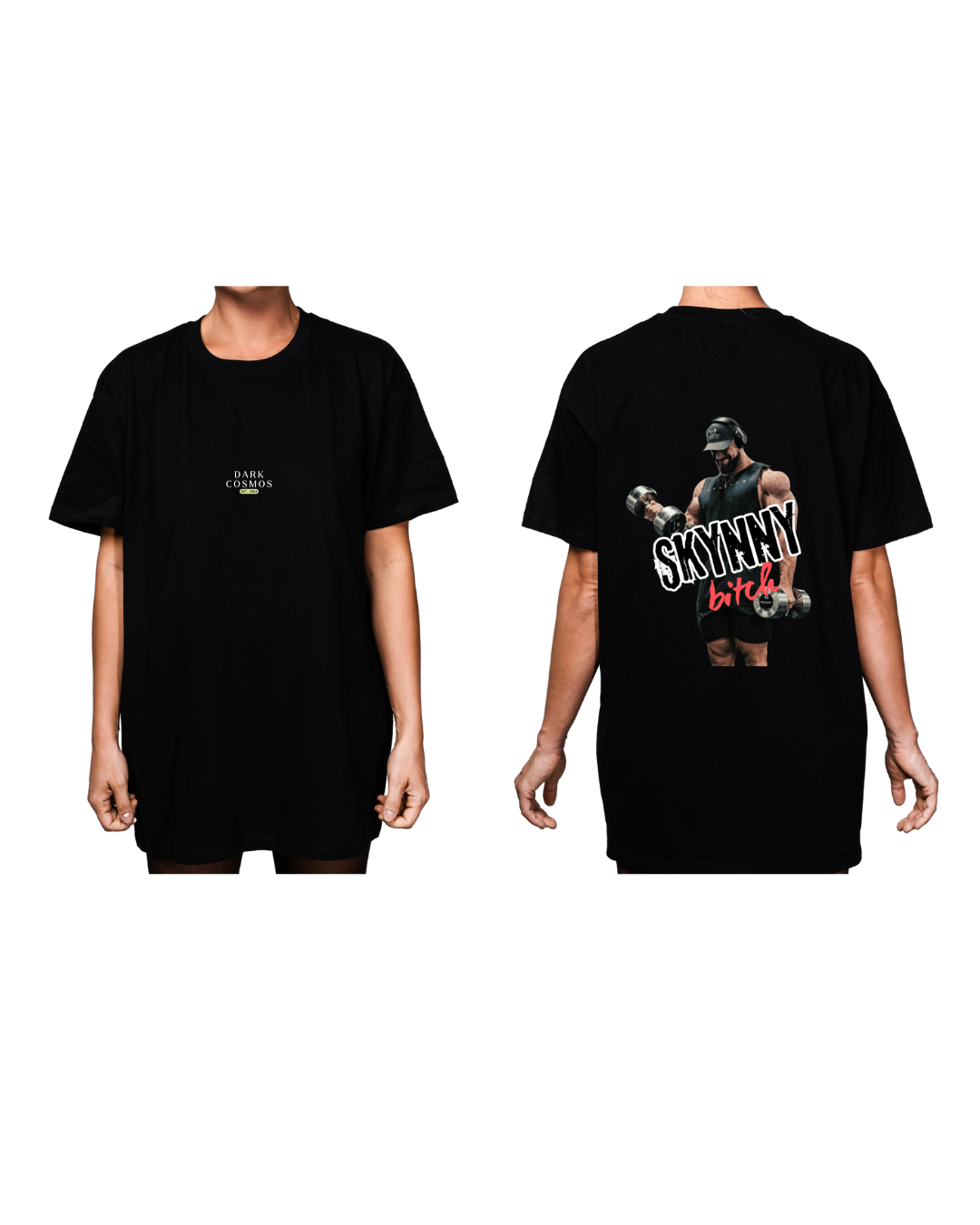 #8001 - Playera Oversized Skinny Bitch