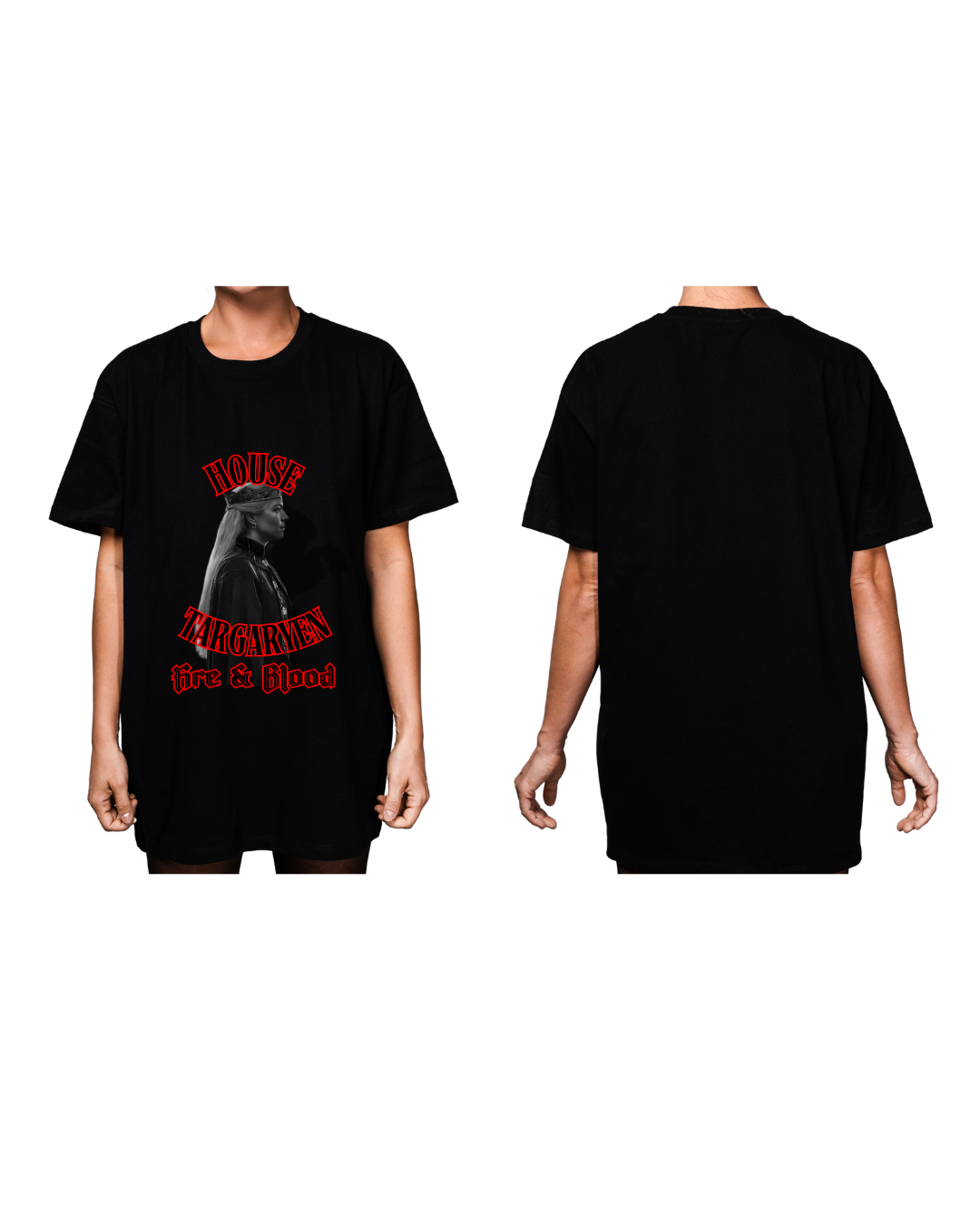 #2001 Playera Oversized House of The Dragon - Dark Cosmos MX
