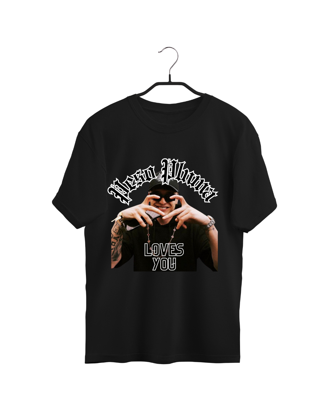 #1001 - Playera Oversized Peso Pluma - Dark Cosmos MX