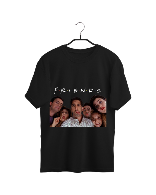 #2003 Playera Oversized Friends - Dark Cosmos MX