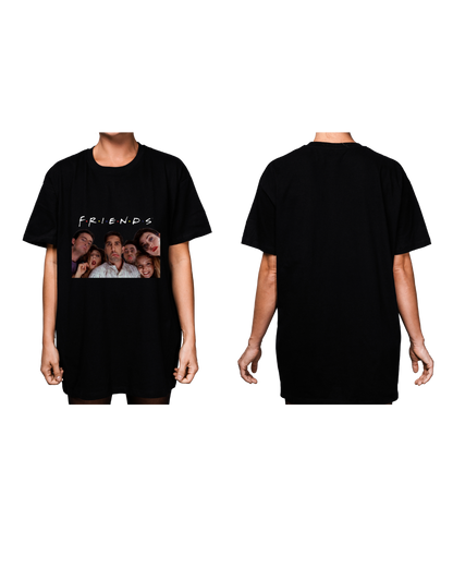 #2003 Playera Oversized Friends - Dark Cosmos MX