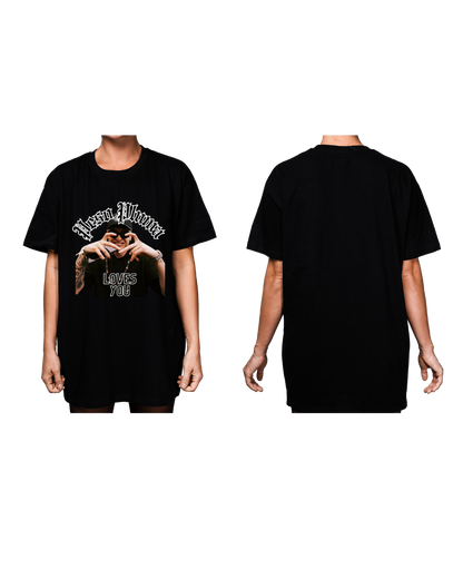 #1001 - Playera Oversized Peso Pluma - Dark Cosmos MX