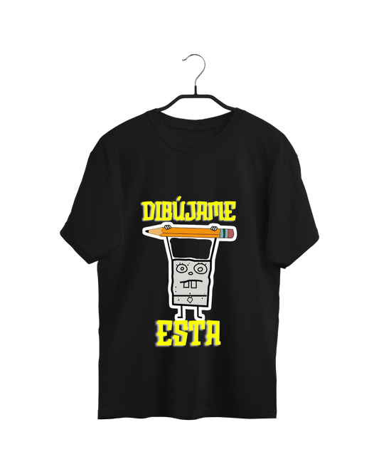 #3001 Playera Oversized Bob Esponja - Dark Cosmos MX