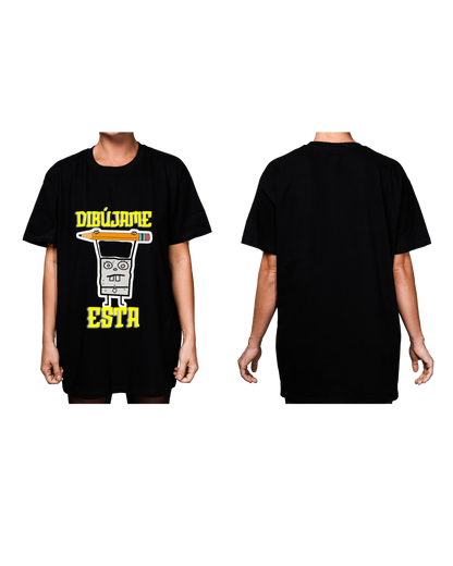 #3001 Playera Oversized Bob Esponja - Dark Cosmos MX