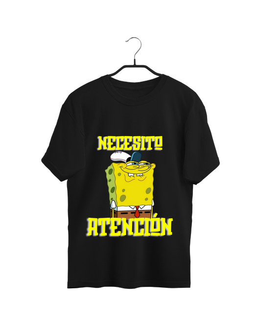 #3002 Playera Oversized Bob Esponja - Dark Cosmos MX