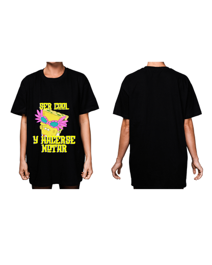 #3003 Playera Oversized Bob Esponja - Dark Cosmos MX