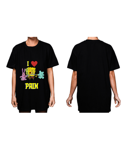 #3004 Playera Oversized Bob Esponja - Dark Cosmos MX