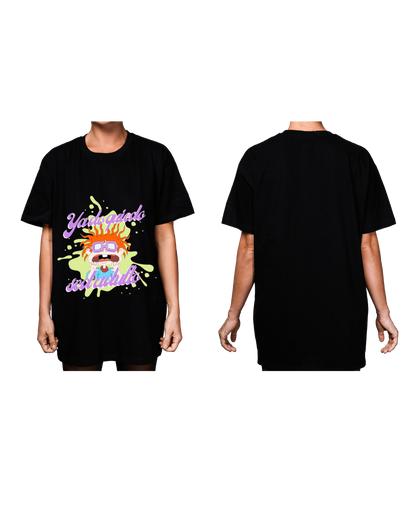 #3006 Playera Oversized Rugrats - Dark Cosmos MX