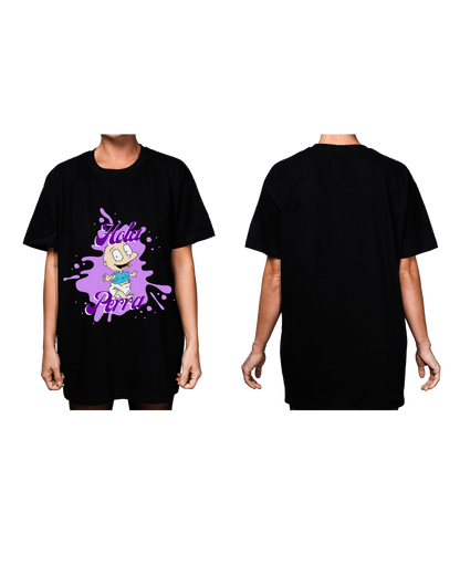 #3008 Playera Oversized Rugrats - Dark Cosmos MX