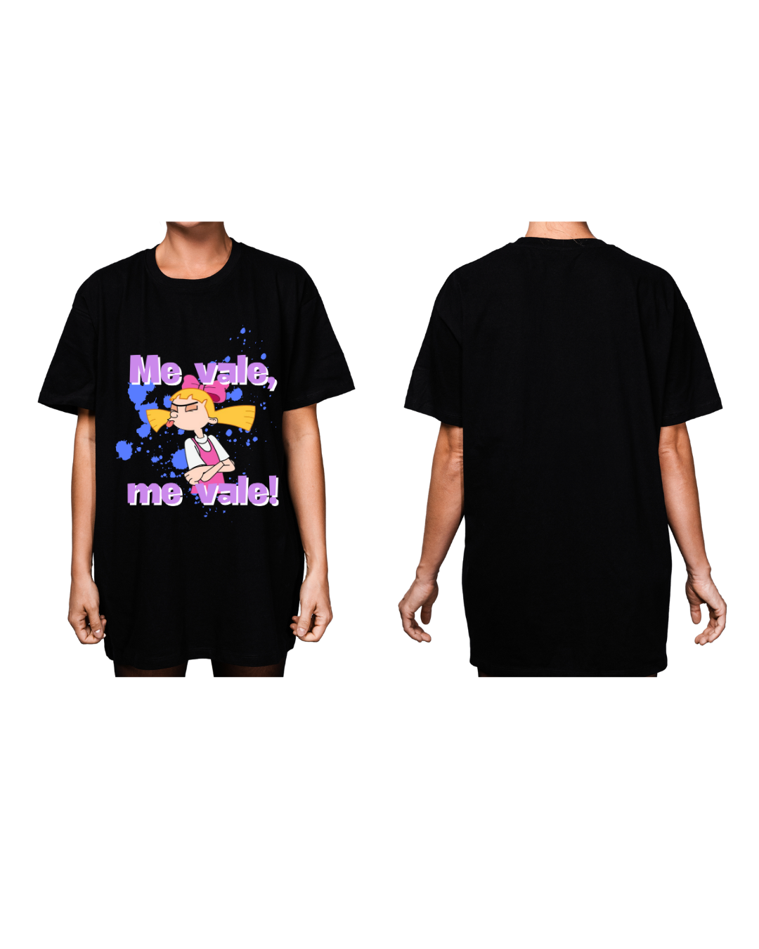 #3010 Playera Oversized Hey Arnold - Dark Cosmos MX