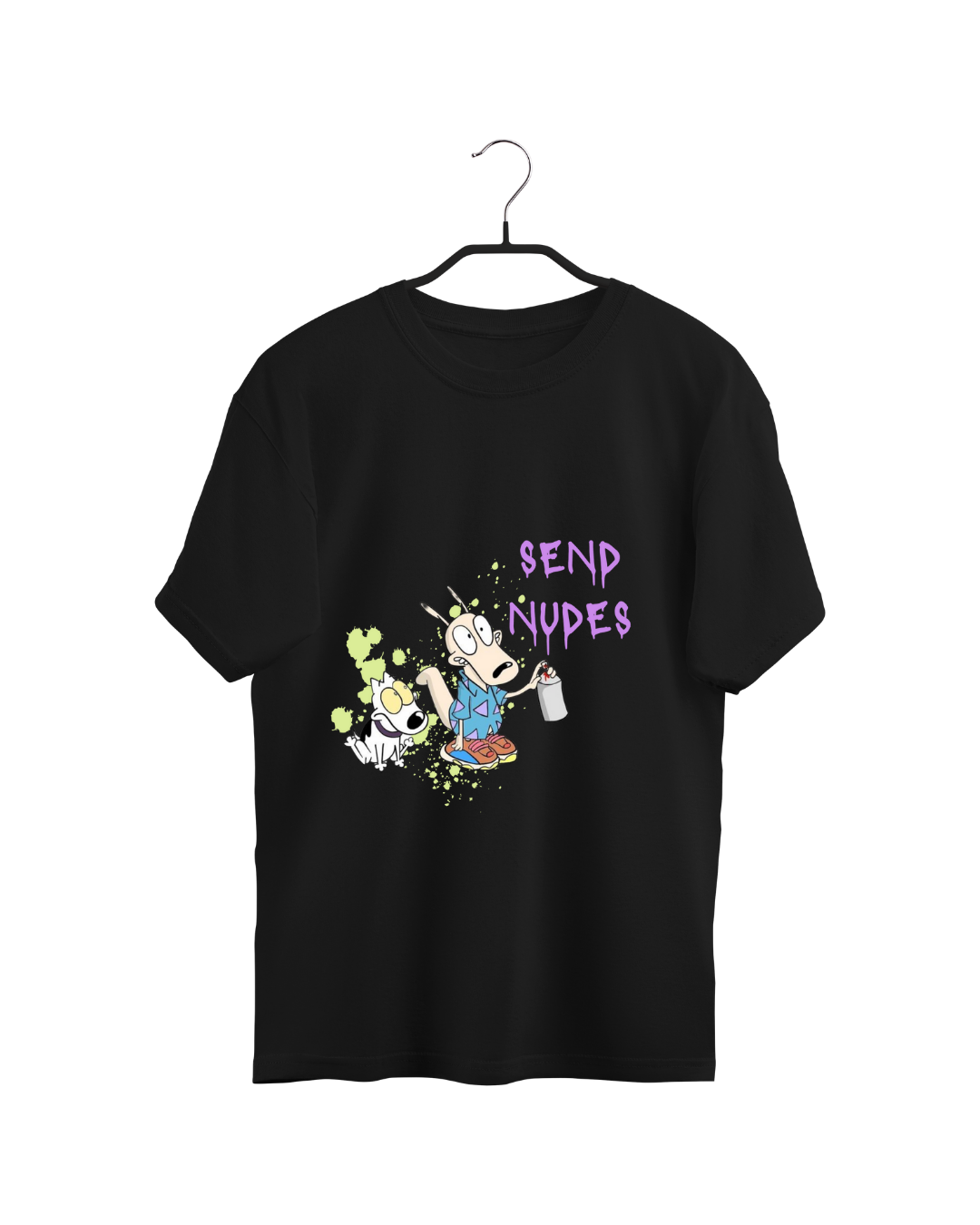 #3012 Playera Oversized Rockos Modern Life - Dark Cosmos MX