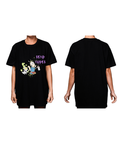 #3012 Playera Oversized Rockos Modern Life - Dark Cosmos MX