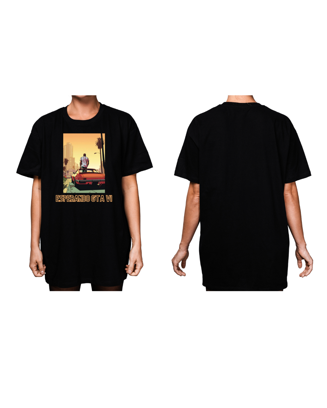 #7004 - Playera Oversized Grand Theft Auto