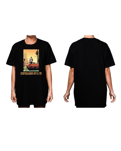 #7004 - Playera Oversized Grand Theft Auto