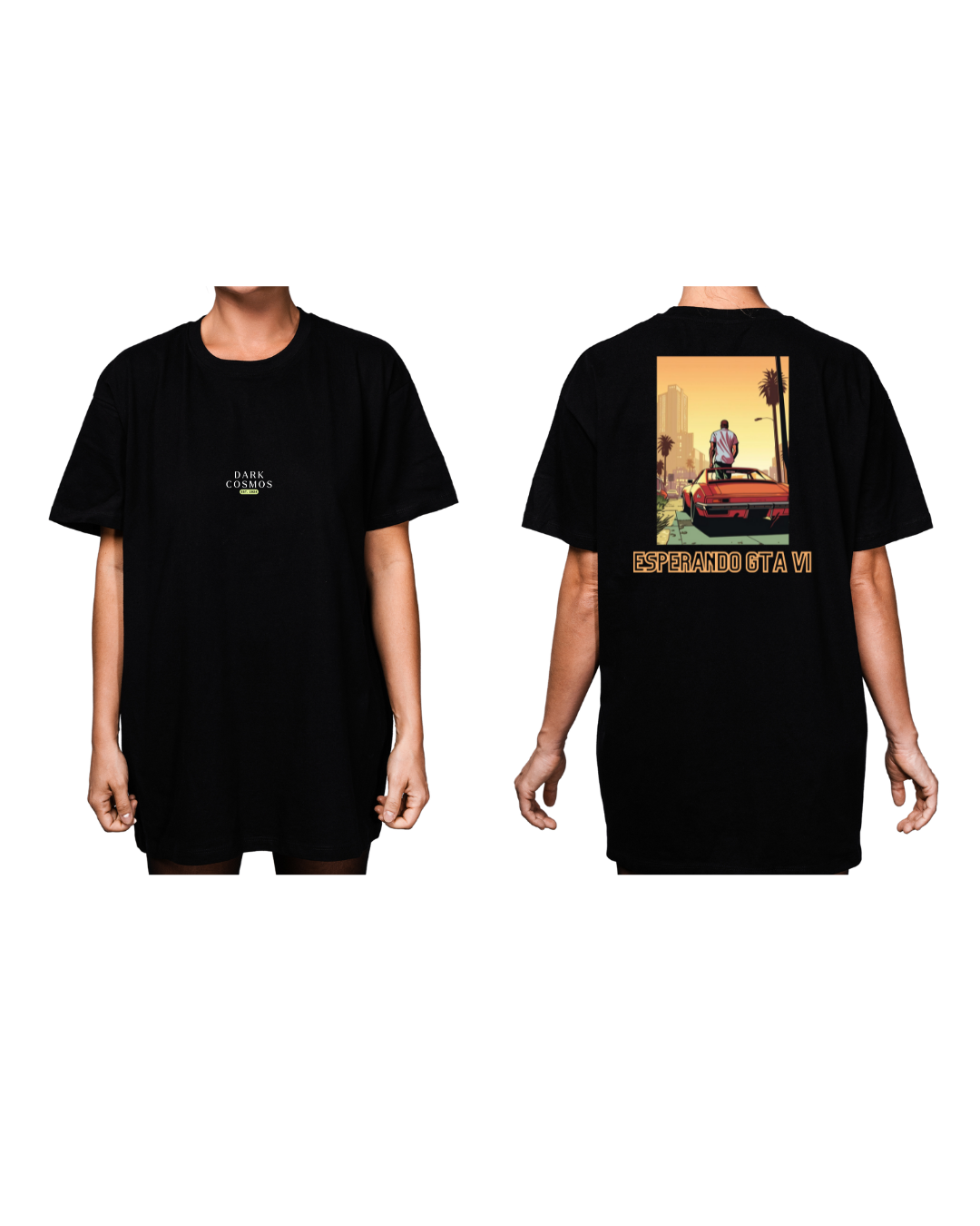 #7004 - Playera Oversized Grand Theft Auto
