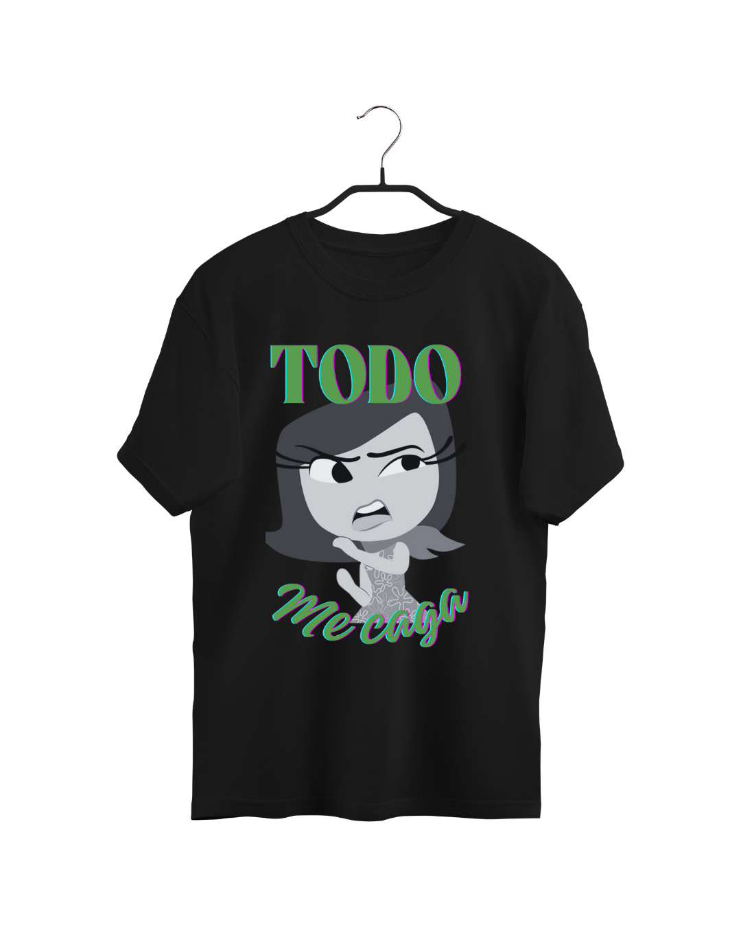 #4002 Playera Oversized Intensamente - Dark Cosmos MX