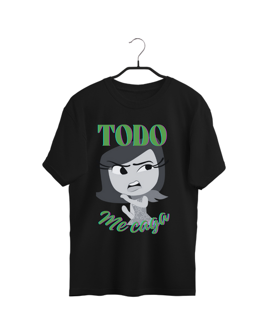 #4002 Playera Oversized Intensamente - Dark Cosmos MX