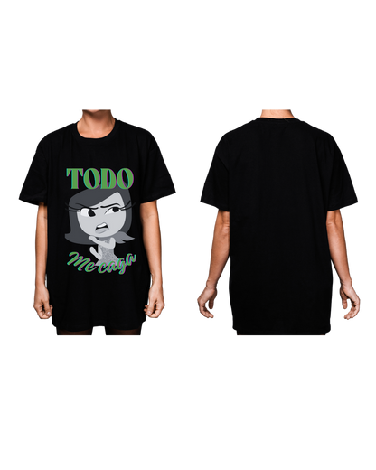 #4002 Playera Oversized Intensamente - Dark Cosmos MX