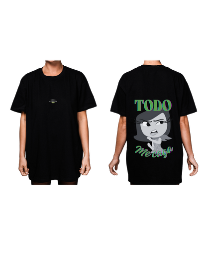 #4002 Playera Oversized Intensamente - Dark Cosmos MX